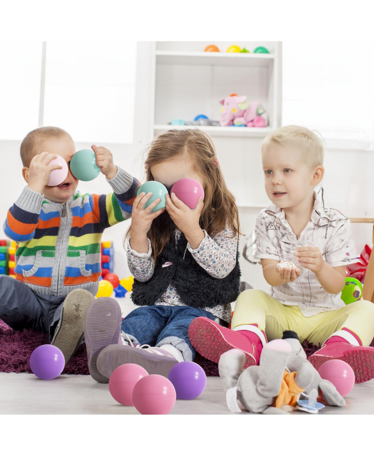 Crush-Proof Phthalate-Free and Lead-Free Play Pit Balls, 200-Piece Set