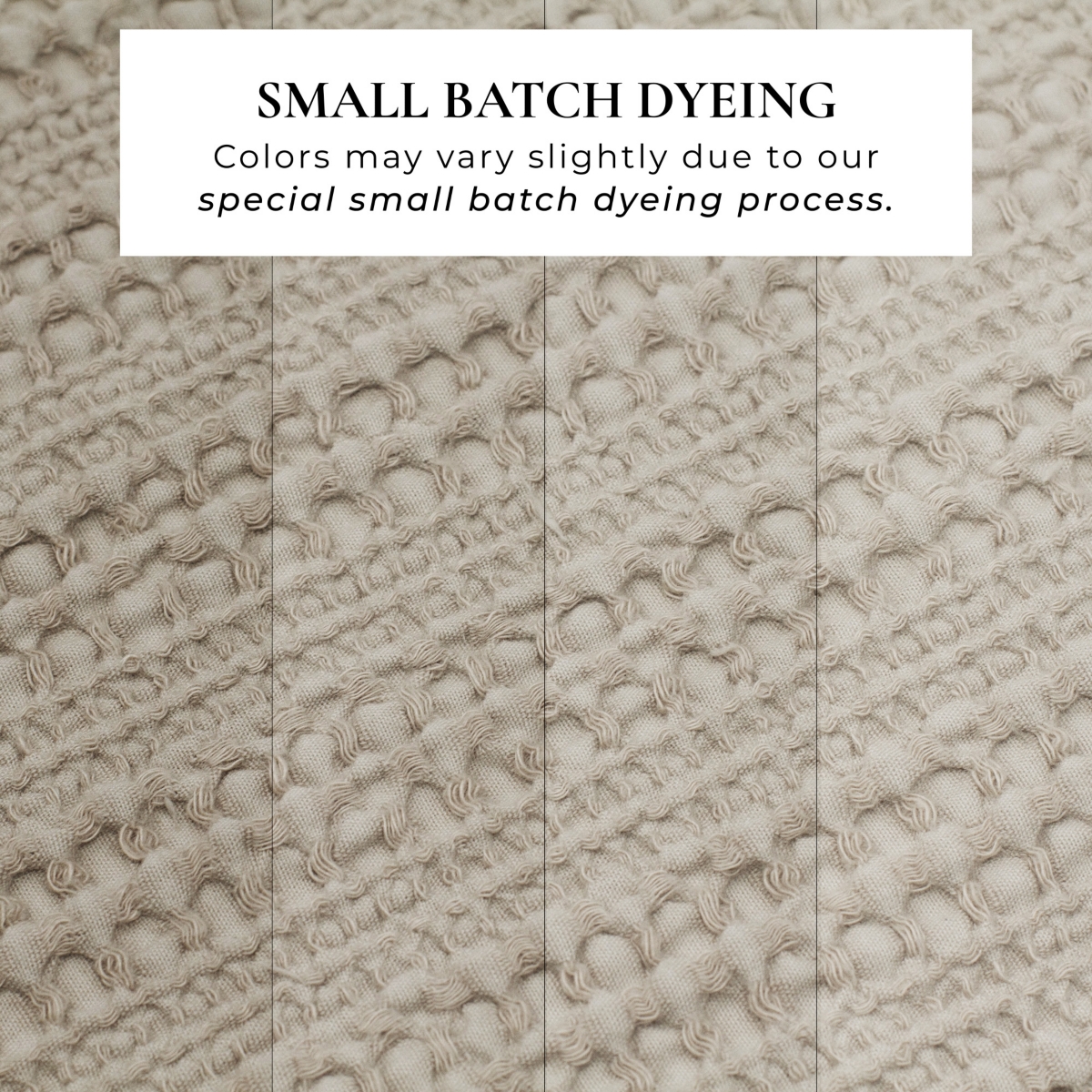 Linery & Co. 100% Cotton Reversible Waffle Weave / Percale Duvet Cover Set