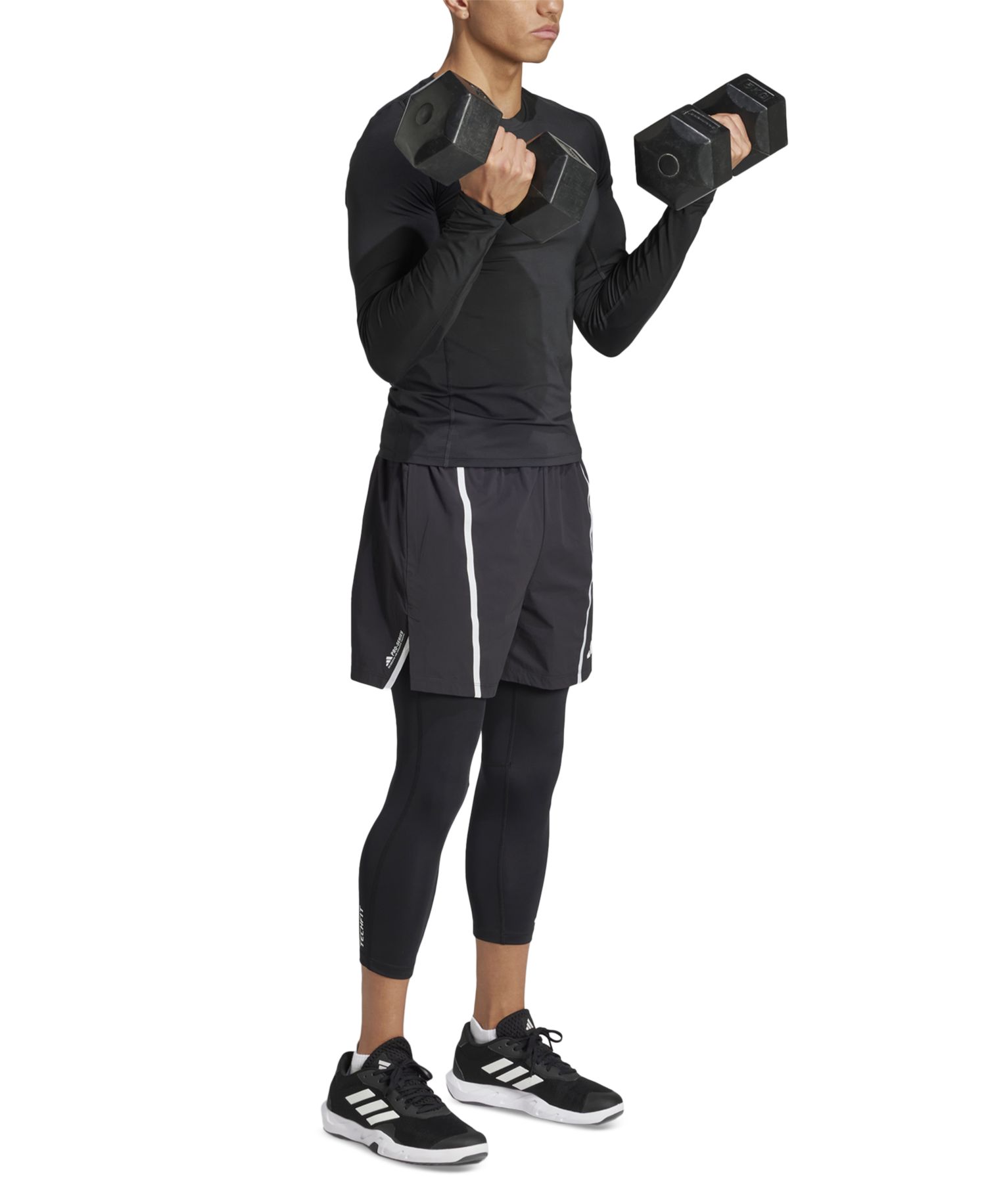 Men's Techfit Compression 3/4 Training Tights