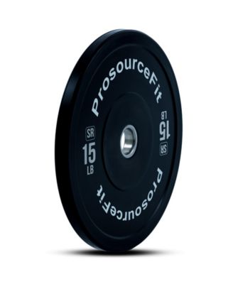 Solid Rubber Bumper Plate, 15 lb