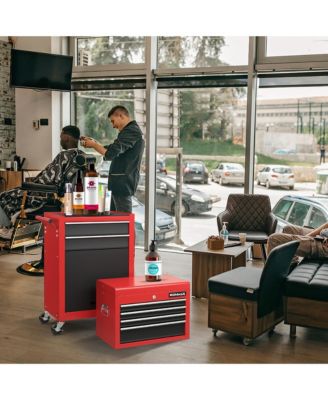 6-Drawer Rolling Tool Chest Lockable Tool Box and Storage Cabinet Garage Workshop