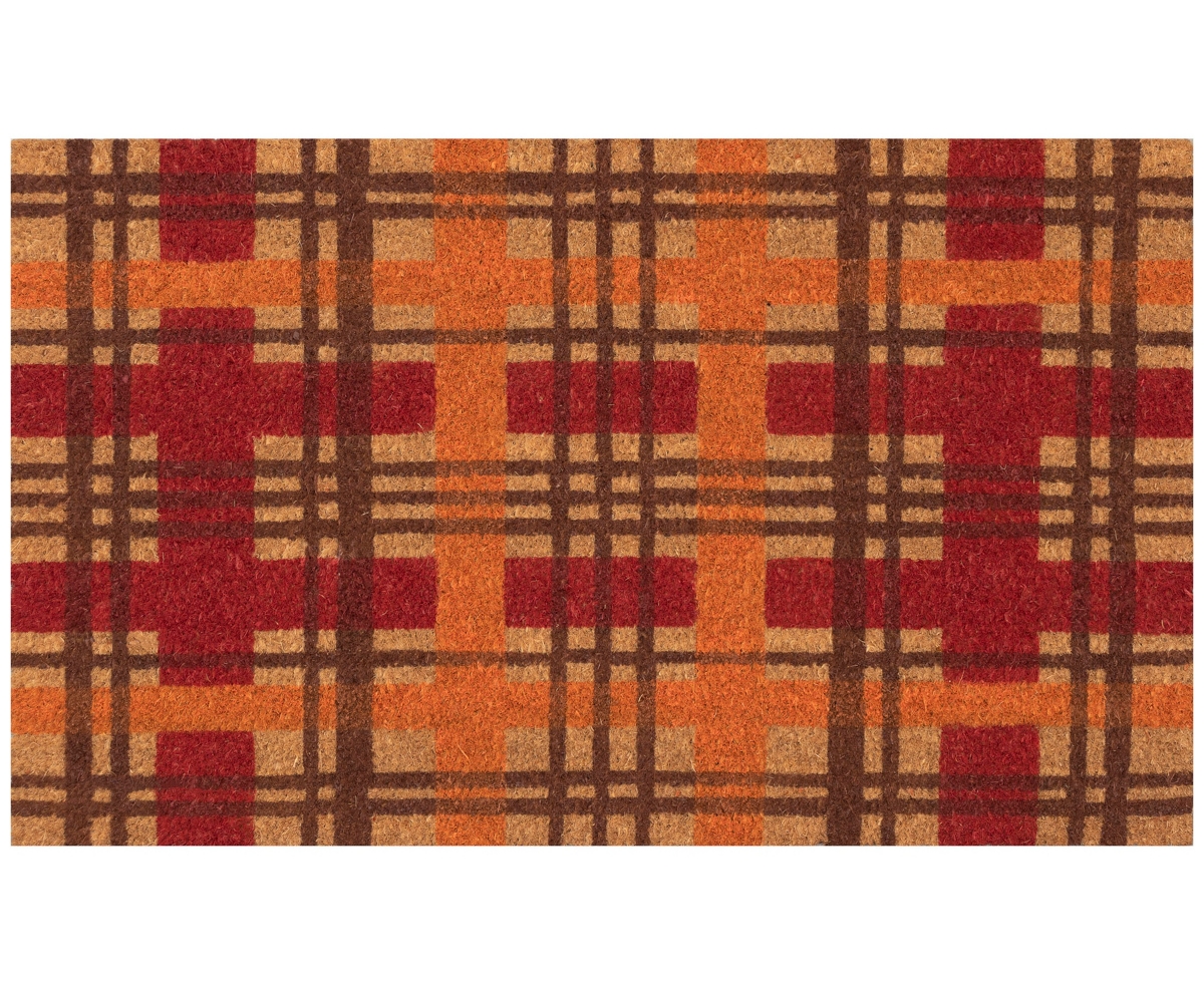 Liora Manne Natura Plaid 2'x3' Area Rug In Autumn