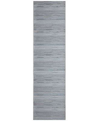 Liora Manne' - Miranda Tweed Stripe 1'11"x7'6" Runner Area Rug