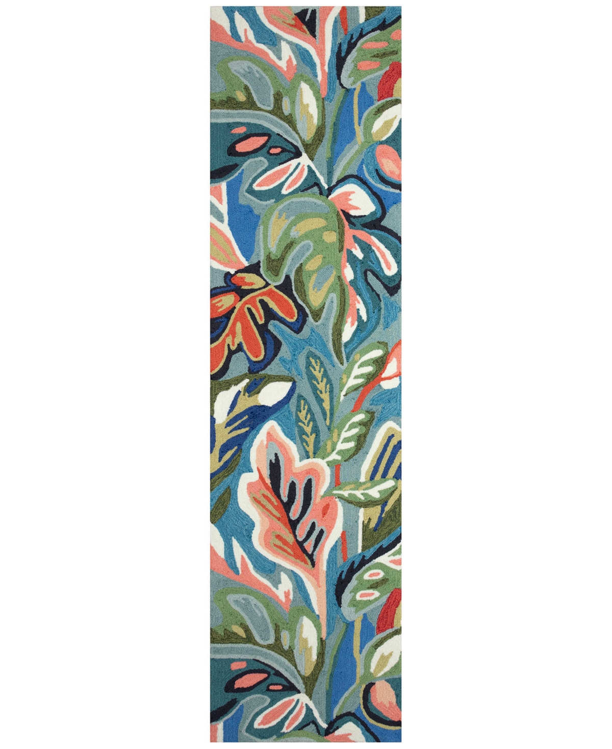 Liora Manne Capri On Holiday 2'x5' Runner Area Rug In Blue