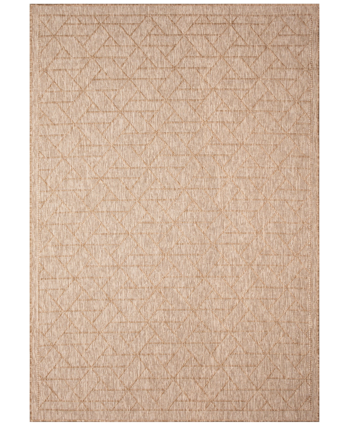 Liora Manne Carmel Pyramid 4'10"x7'6" Area Rug In Sand