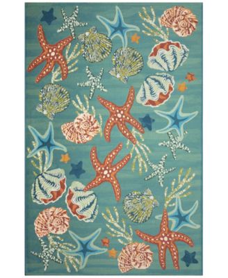 Liora Manne' - Marina Starfish Song 6'6"x9'4" Area Rug