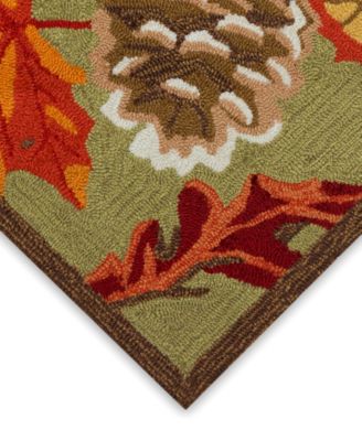 Ravella Falling Leaves 2'x3' Area Rug