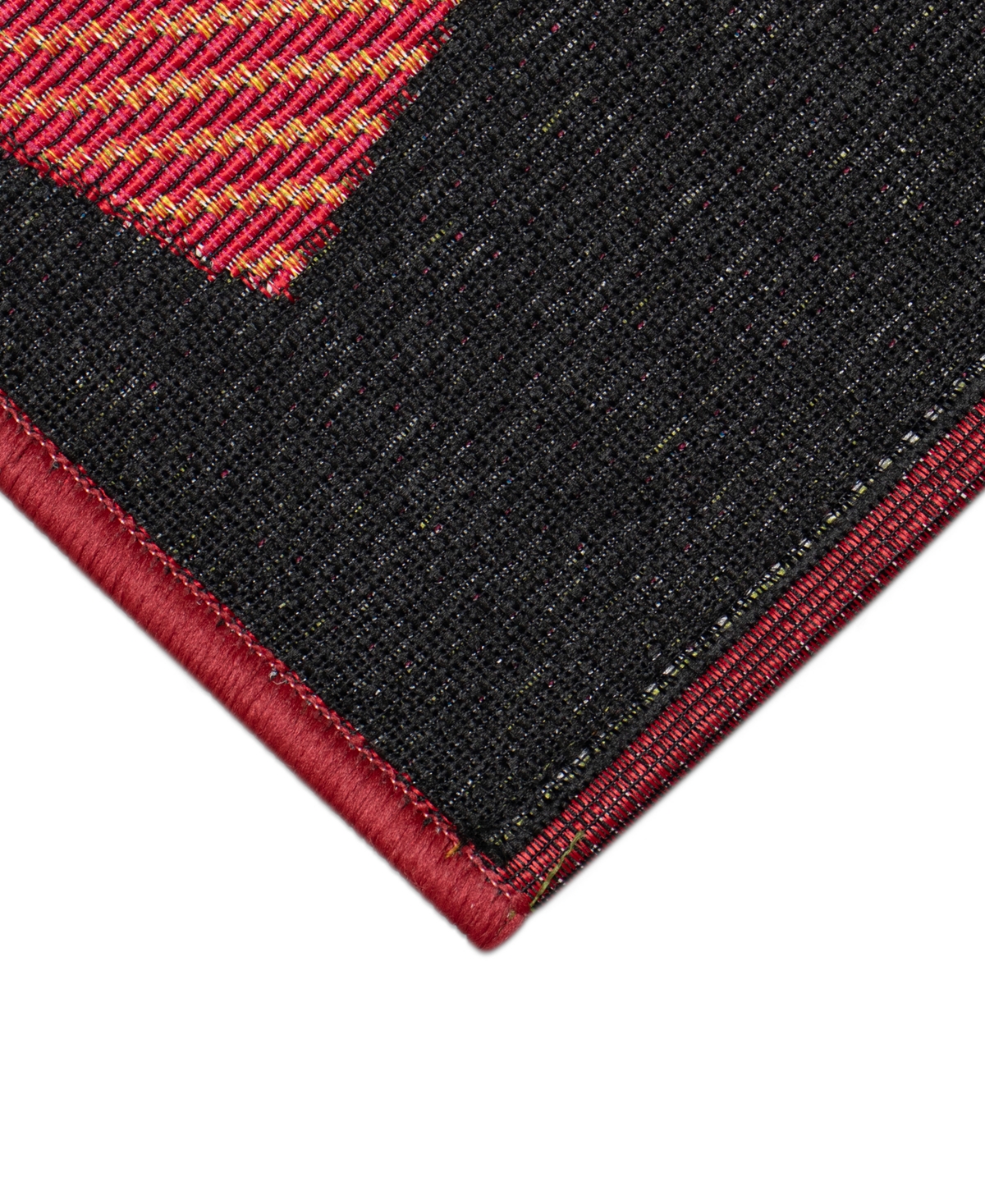 Liora Manne Esencia Oh Christmas Tree 2'x2'10" Area Rug In Black
