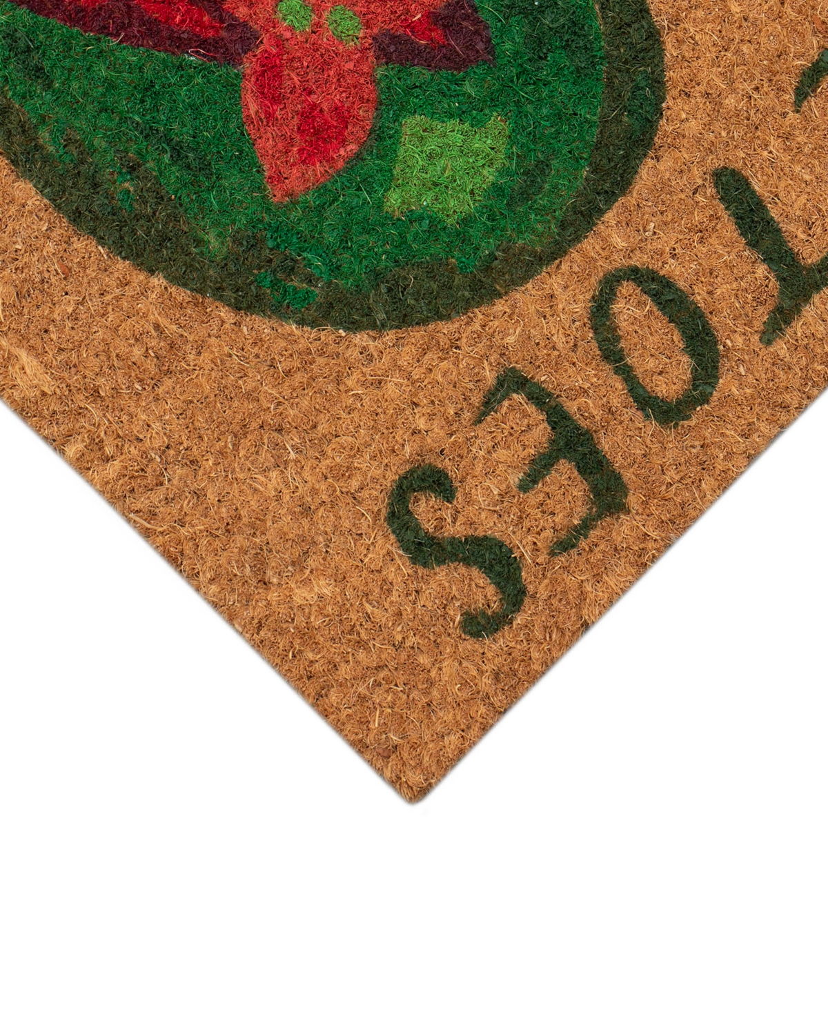 Liora Manne Natura Wipe Your Mistletoes Rug Collection In Tan