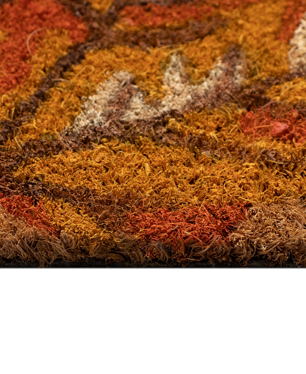 Liora Manne Natura Falling Leaves 1'6"x2'6" Area Rug In Tan