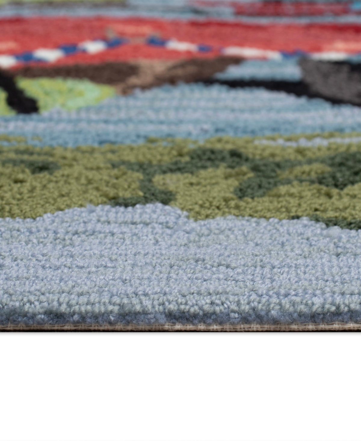 Liora Manne Frontporch Rafting Dogs 2'x5' Runner Area Rug In Multi