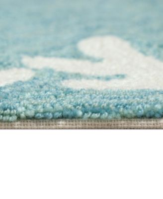 Capri Coral Border Rug Collection