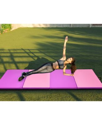 Folding Panel Gym Fitness Exercise Gymnastics Mat 4' x 10' x 2''