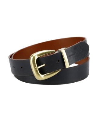 Women's Reversible Western-Style Buckle Leather Belt