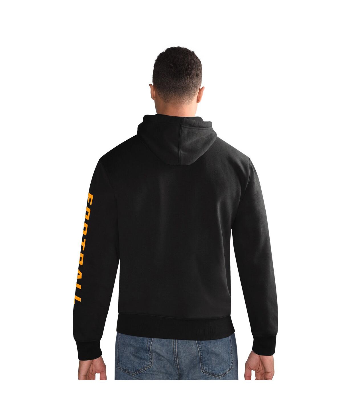Starter Men's Heather Gray Pittsburgh Steelers Vintage Pullover Hoodie In Heather Gray