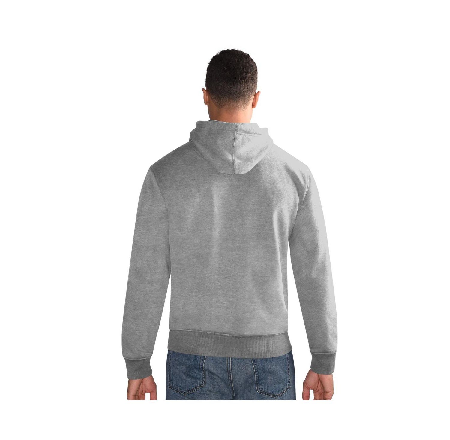 Men's Heather Gray Pittsburgh Steelers Vintage Pullover Hoodie