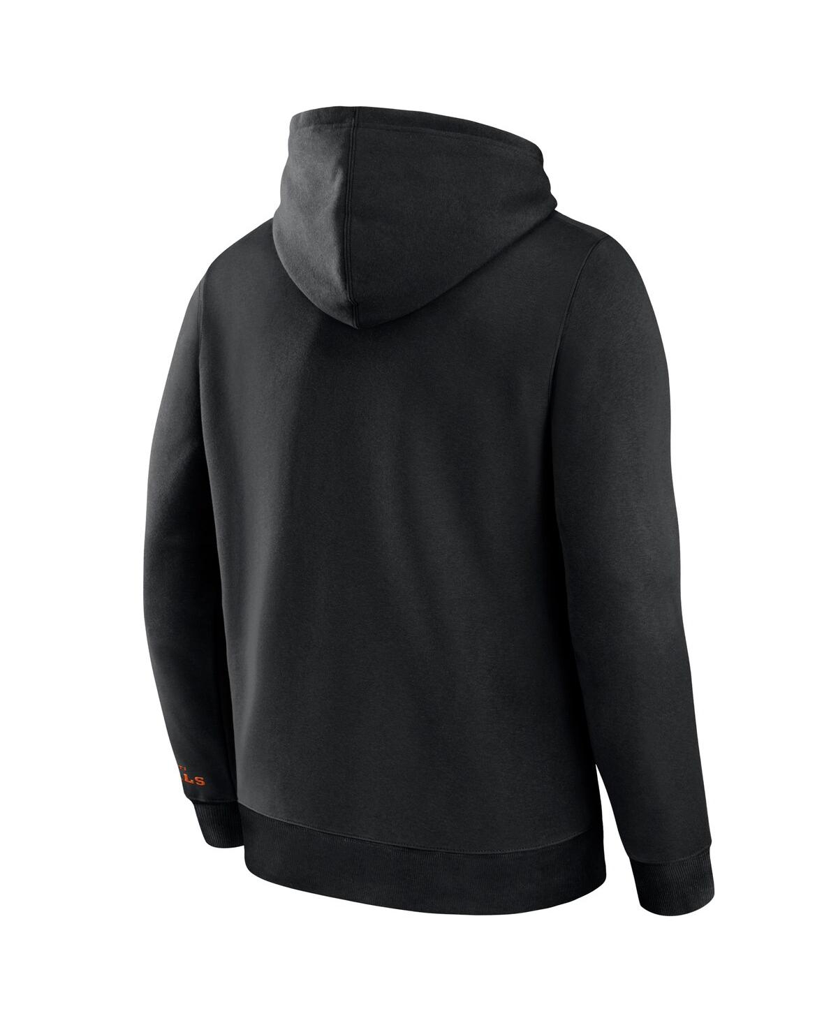 FANATICS MEN'S BLACK CINCINNATI BENGALS LEGACY FLEECE PULLOVER HOODIE