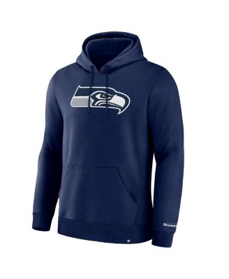 Men's Navy Seattle Seahawks Legacy Fleece Pullover Hoodie
