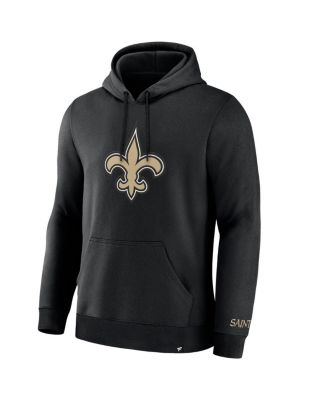 Men's Black New Orleans Saints Legacy Fleece Pullover Hoodie