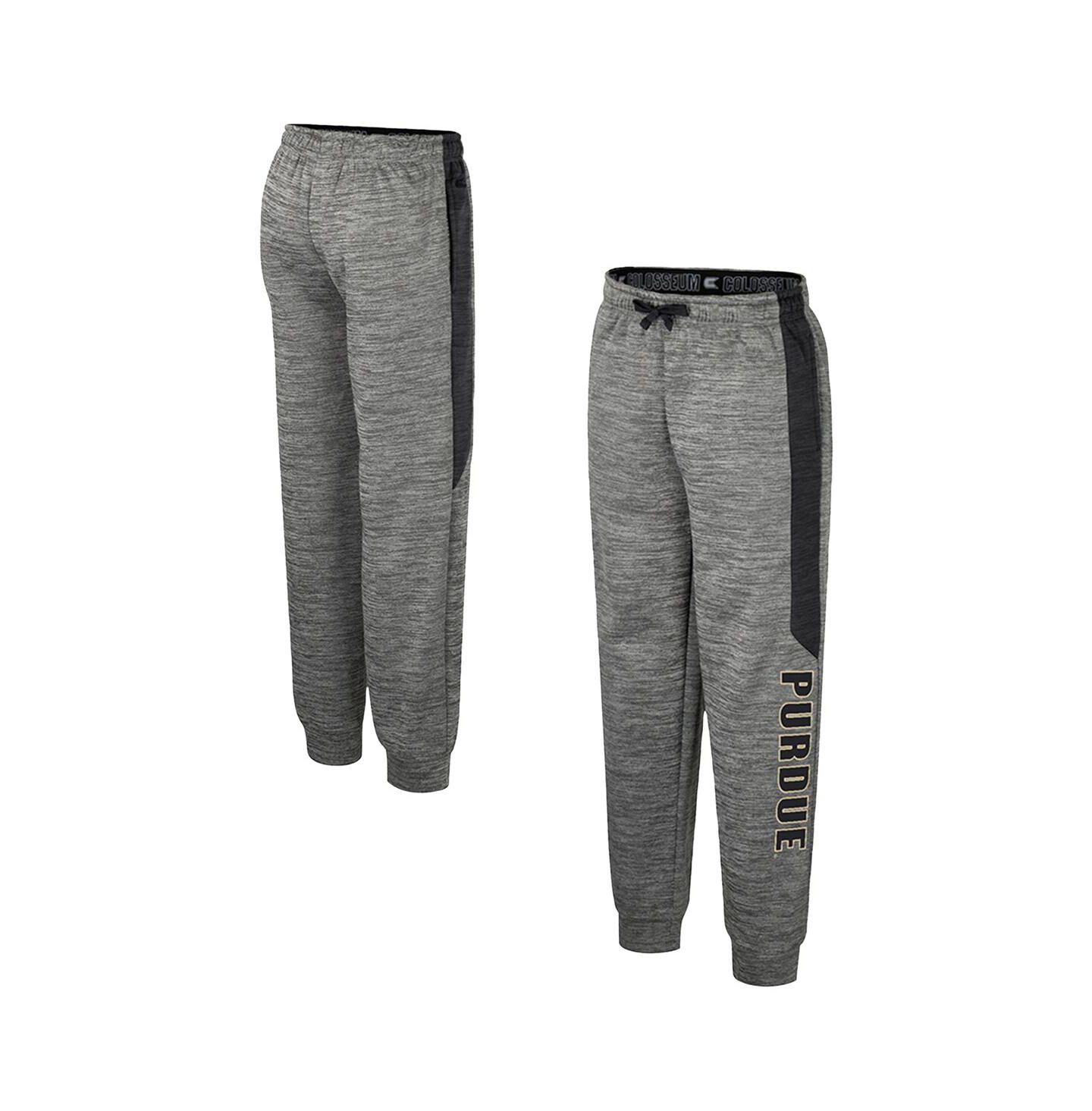 Детские брюки Colosseum Heather Gray Purdue Boilermakers Fleece — фото 1