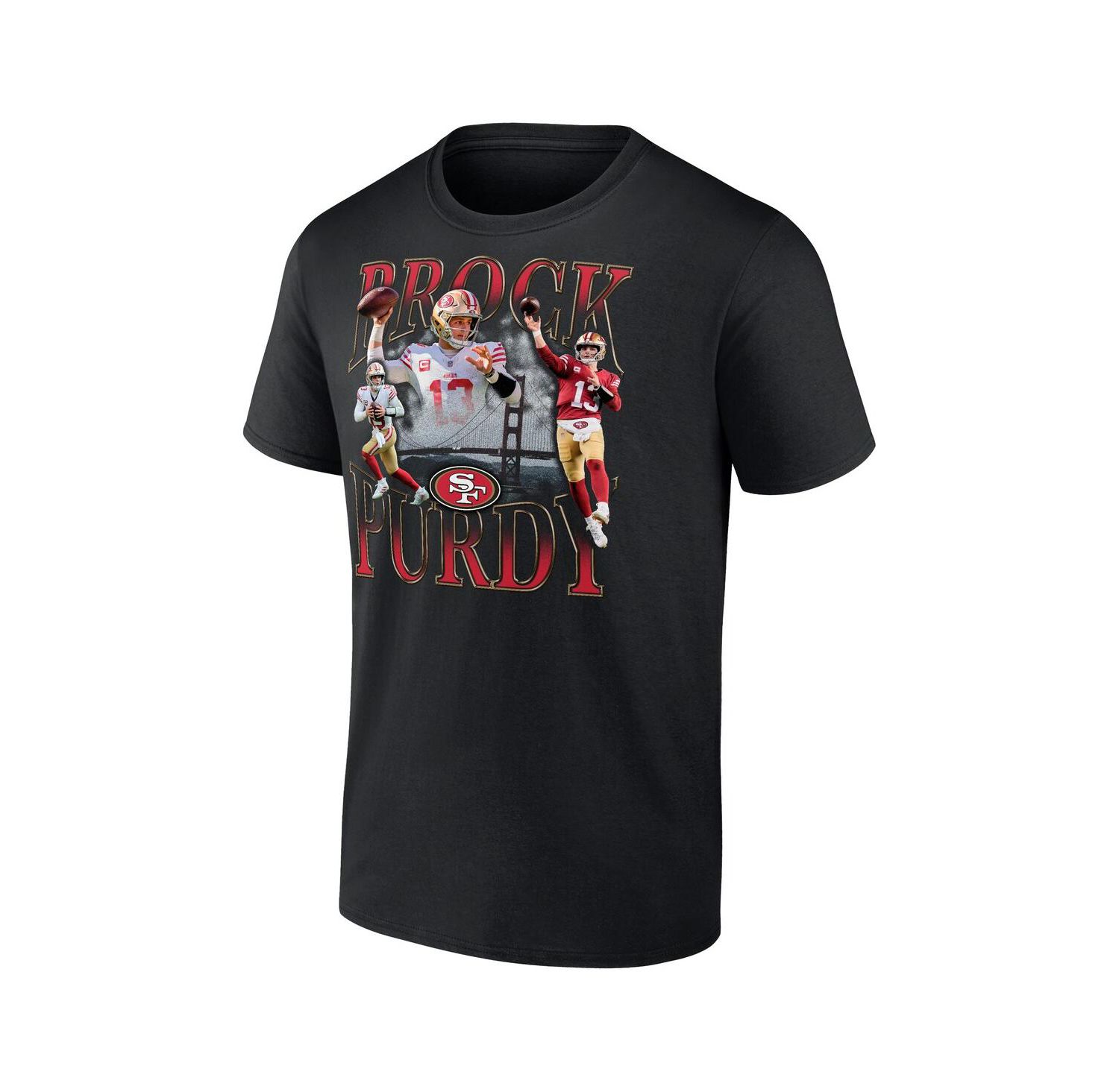 Men's Brock Purdy Black San Francisco 49ers Notorious Player Graphic T-Shirt