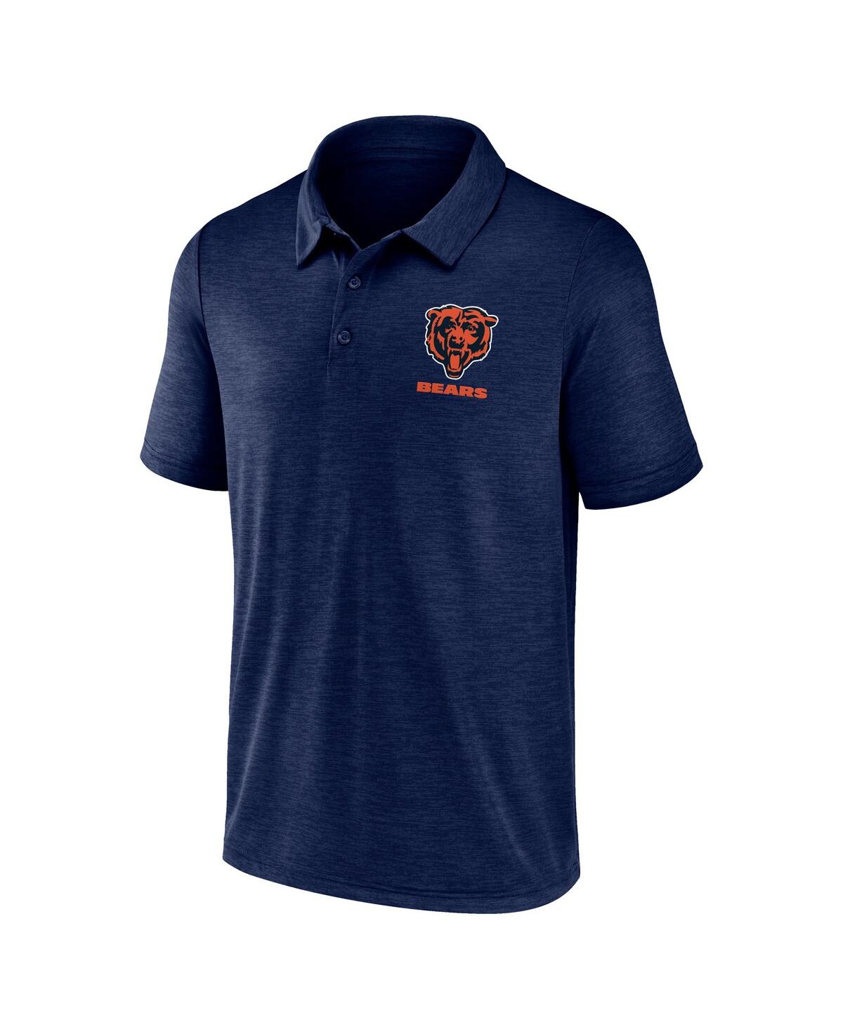 Fanatics Men's Navy Chicago Bears Making Waves Polo In Navy