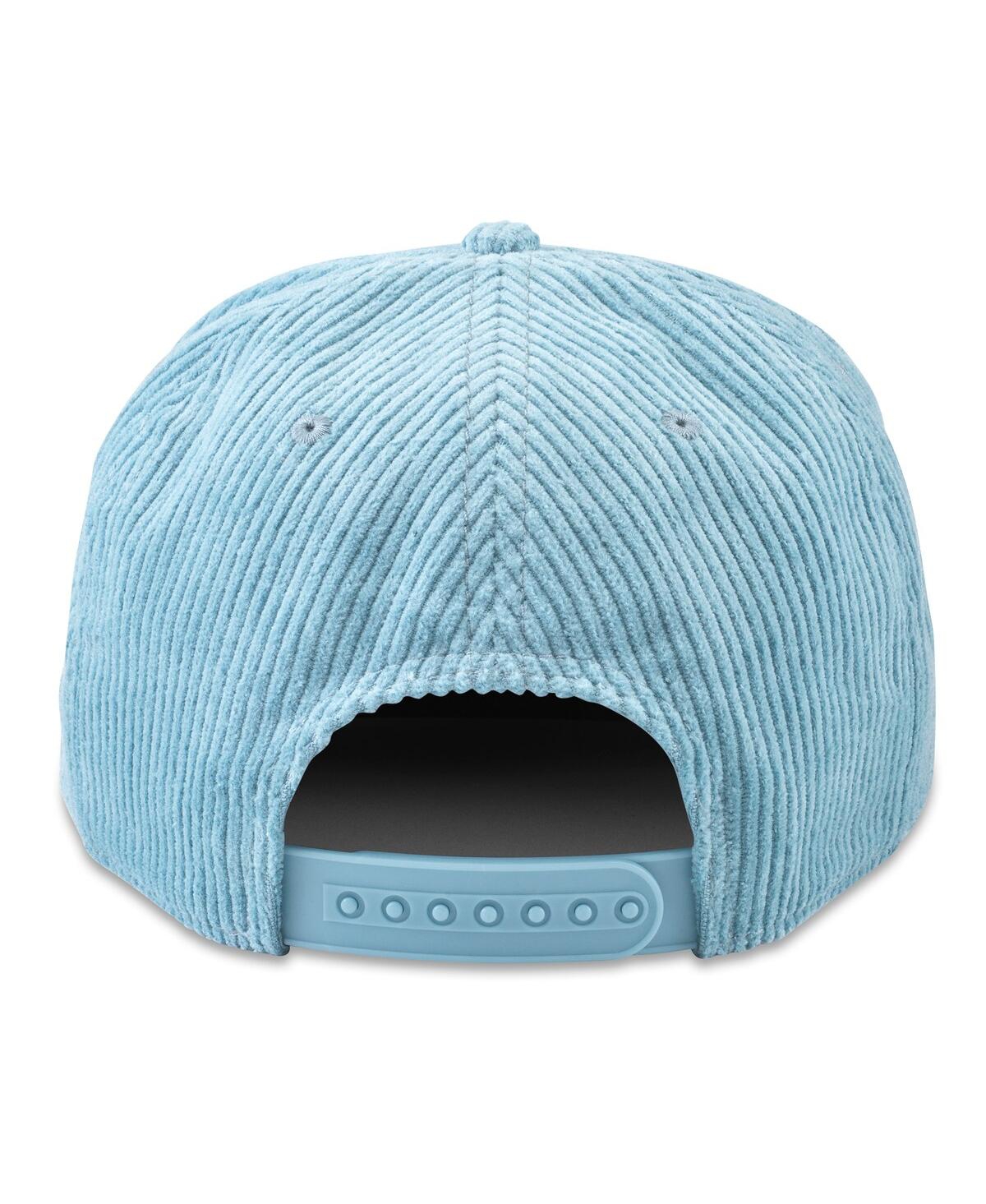 AMERICAN NEEDLE MEN'S BLUE BRONCO BALSAM WIDE WHALE CORDUROY ADJUSTABLE HAT 
