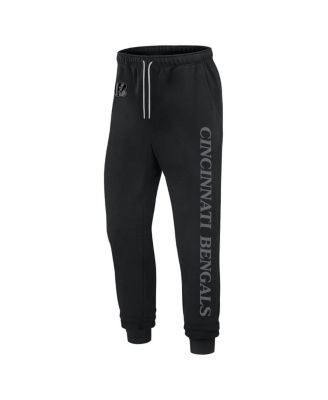 Men's and Women's Black Cincinnati Bengals Elements Phenom Fleece Jogger Pants