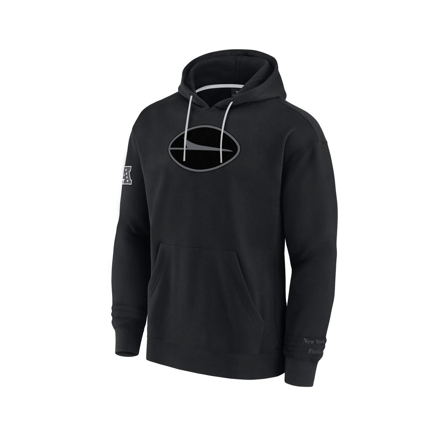 Men's Black New York Jets Elements Pace Fleece Pullover Hoodie
