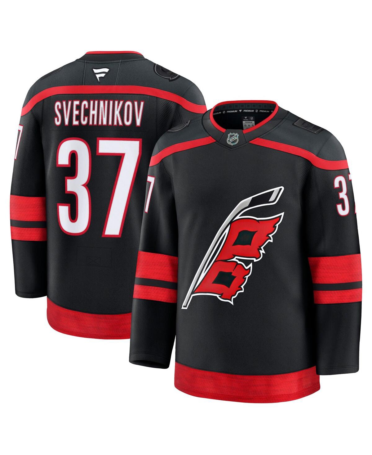 Fanatics Men's Andrei Svechnikov Black Carolina Hurricanes Home Premium Jersey - Black