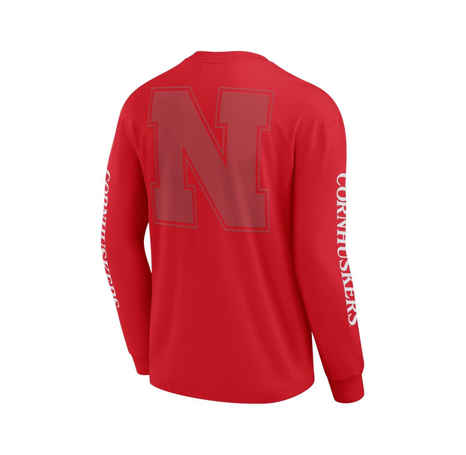 Men's Scarlet Nebraska Huskers Strive Long Sleeve T-Shirt