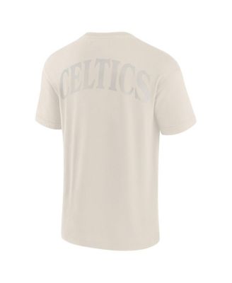 Men's Cream Boston Celtics Elements Iconic T-Shirt