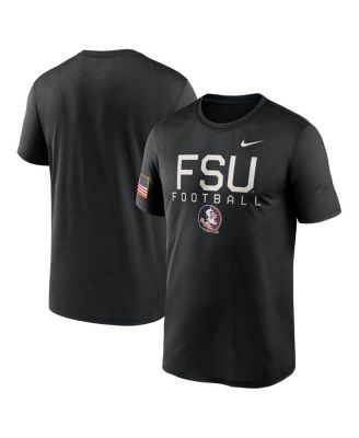 Nike - Men's Black Florida State Seminoles 2024 Military Appreciation Legend Performance T-Shirt