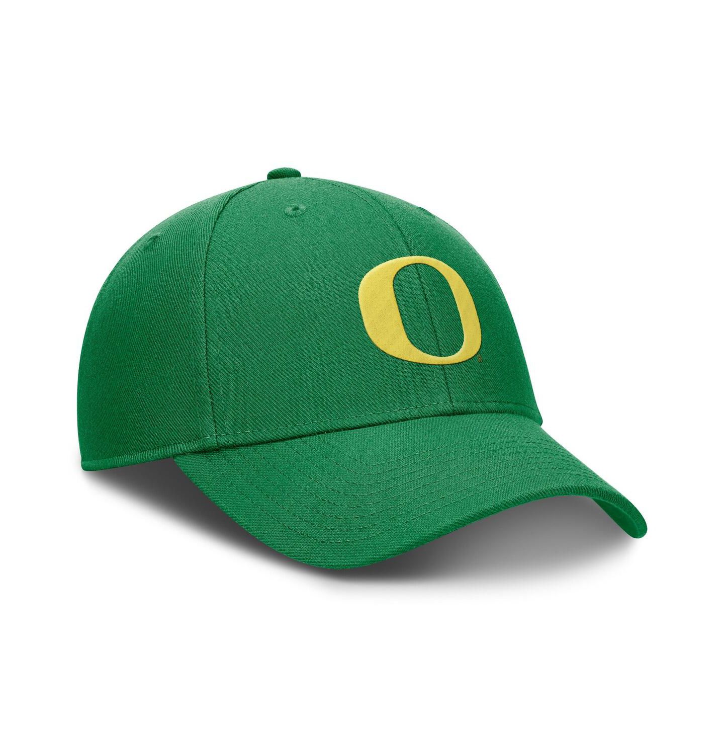 Мужская кепка Nike Green Oregon Ducks 2024 On-Field Performance Adjustable Hat — фото 2
