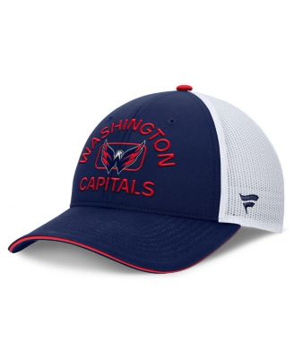 Fanatics - Men's Navy/White Washington Capitals Authentic Pro Rink Trucker Hat