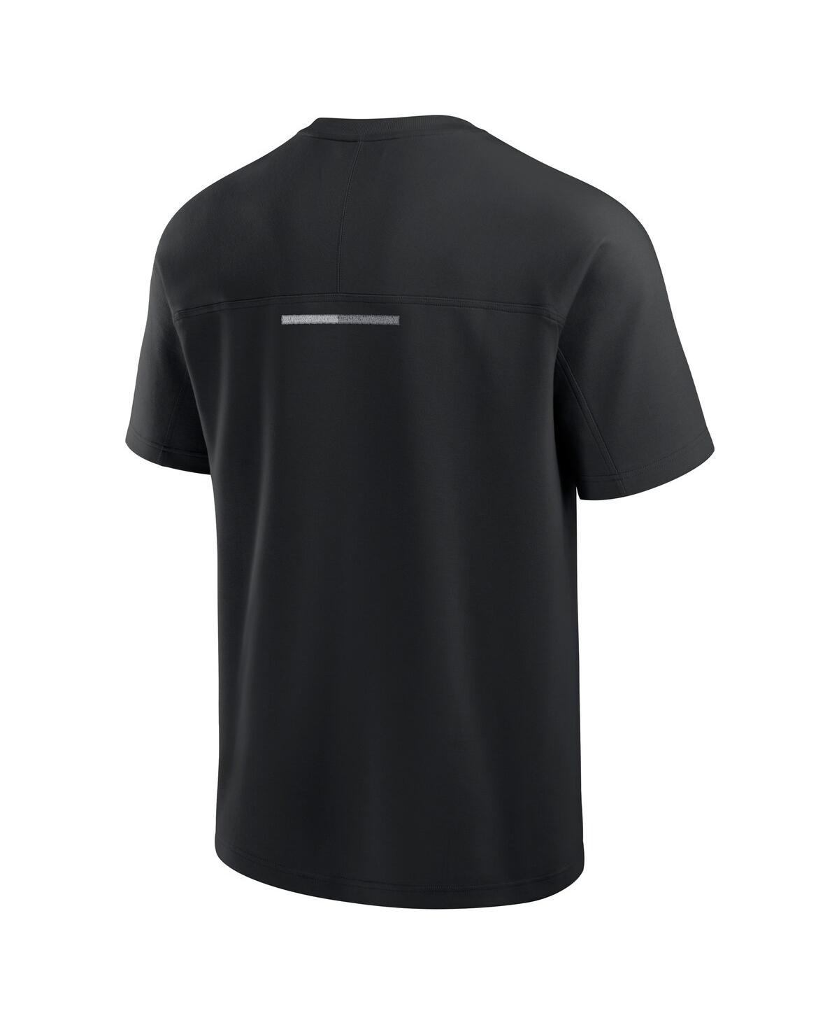 Fanatics Men's And Women's Black Las Vegas Raiders Elements Flex Tri-blend T-shirt In Black