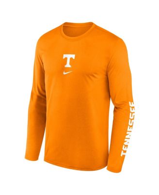Men's Tennessee Orange Tennessee Volunteers Primetime Center Lockup Two-Hit Legend Long Sleeve T-Shirt