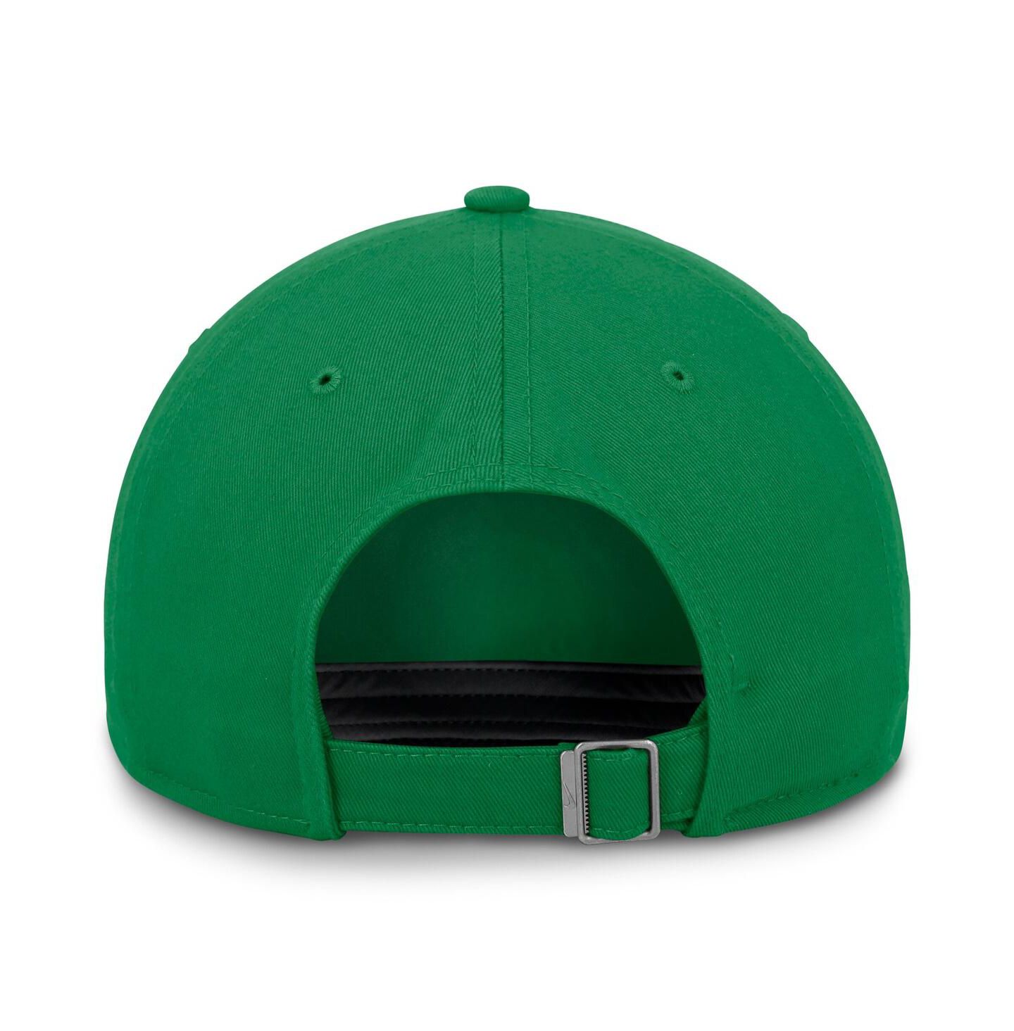 Мужская кепка Nike Green Oregon Ducks Club Performance Adjustable Hat — фото 3