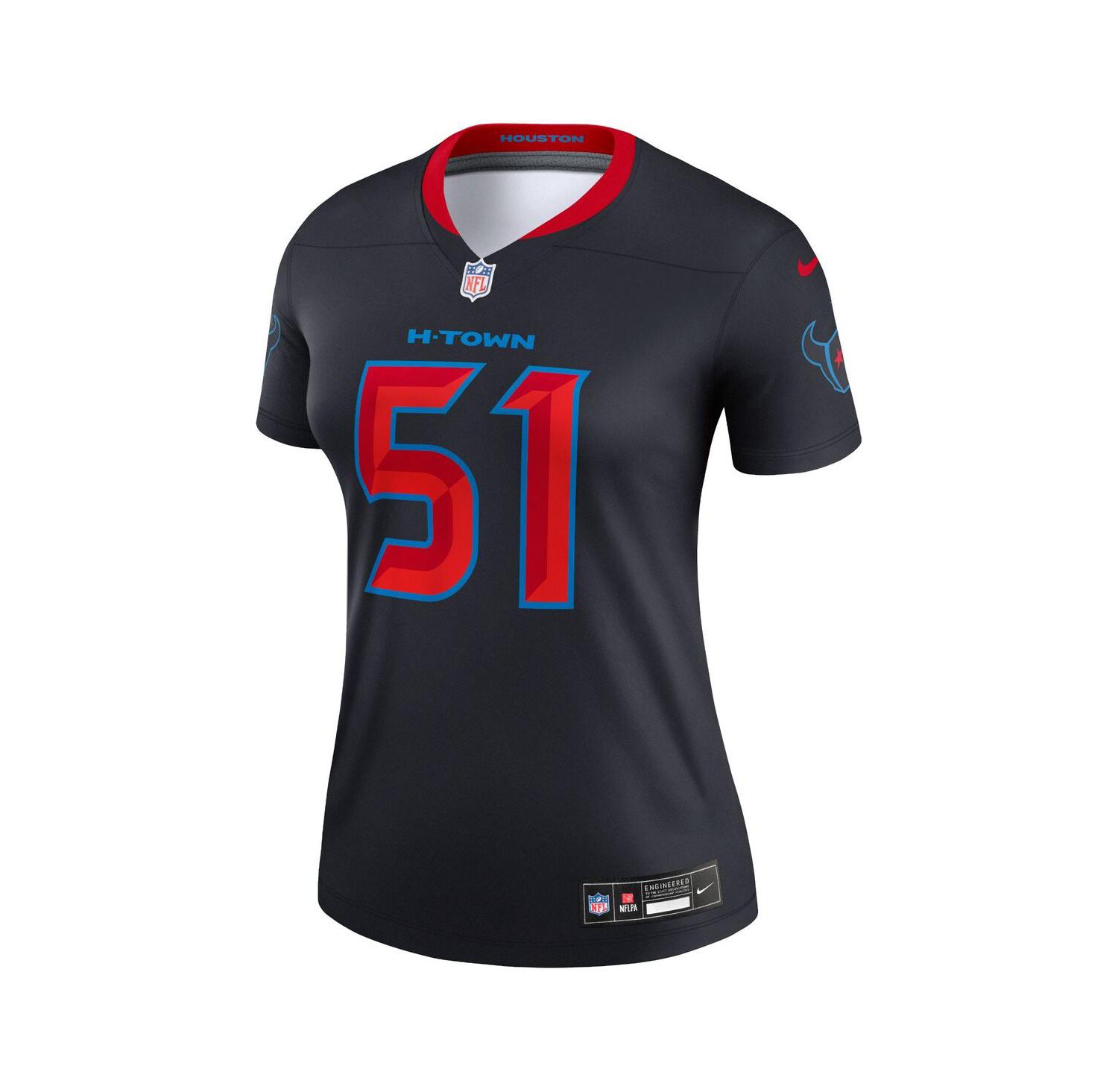Women's Will Anderson Jr. Navy Houston Texans Alternate Legend Player Performance Top