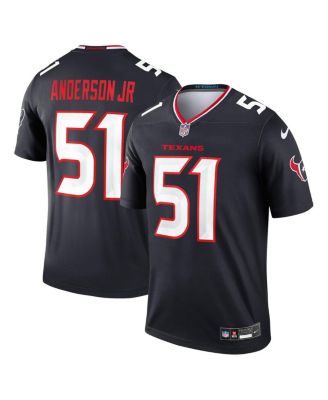 Nike - Men's Will Anderson Jr. Navy Houston Texans Team Legend Player Performance Top