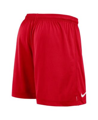 Men's White/Scarlet Ohio State Buckeyes Primetime Reversible Performance Shorts