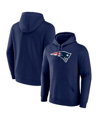 Fanatics - Men's Navy New England Patriots Primary Logo Fleece Pullover Hoodie