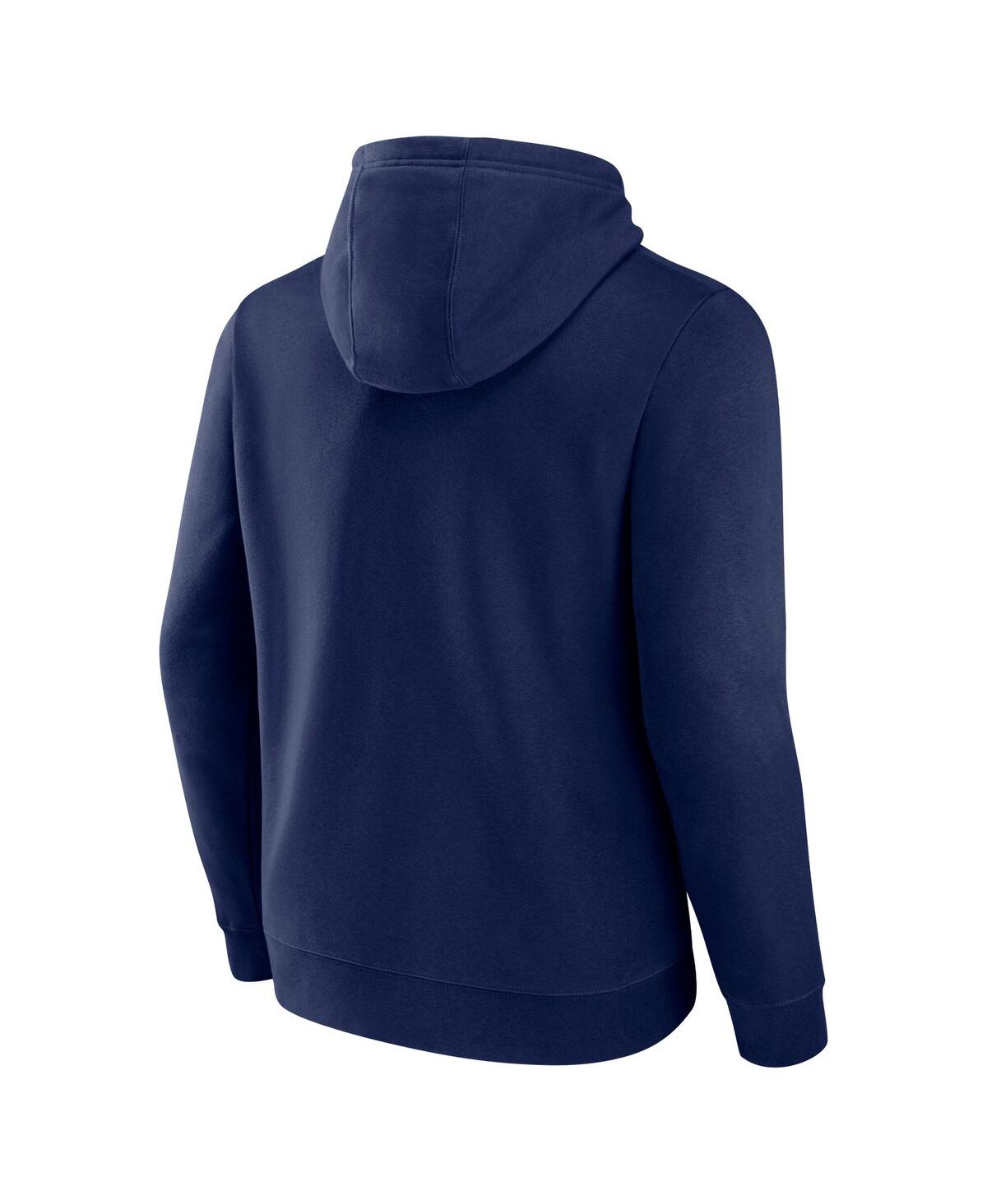 Fanatics Men's Navy Notre Dame Fighting Irish Team Lockup Pullover Hoodie In Navy