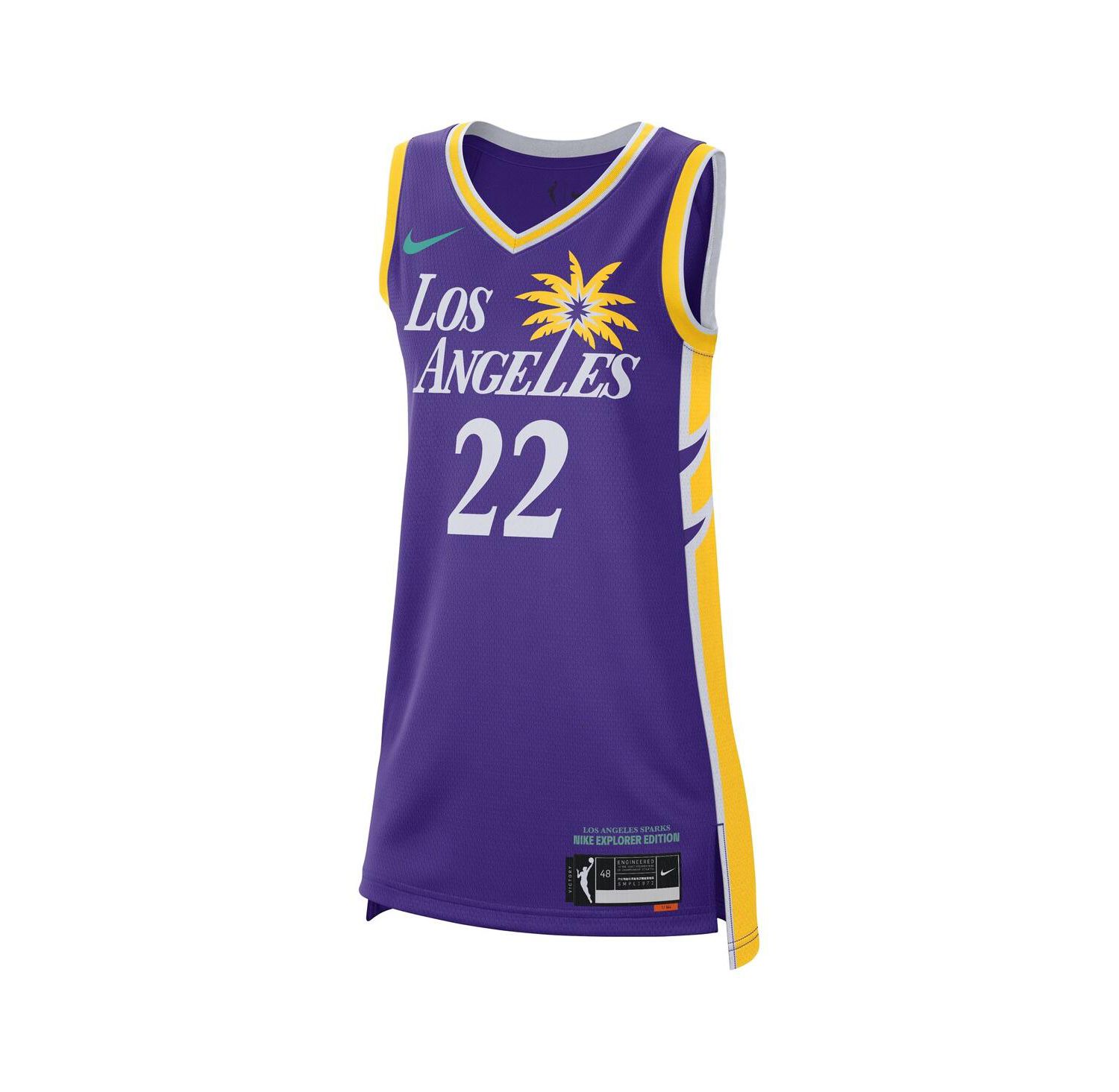 Men's and Women's Cameron Brink Purple Los Angeles Sparks 2024 WNBA Draft Explorer Jersey