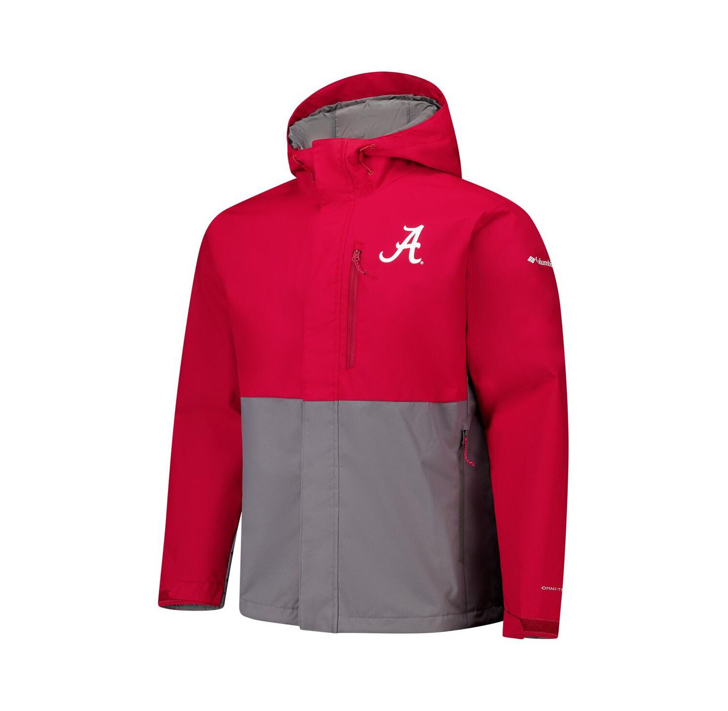 Men's Crimson Alabama Crimson Tide Field Bound Omni-Tech Full-Zip Jacket