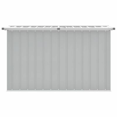 Storage Box Grey Galvanized steel, Plastic Large
