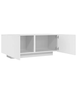 TV Cabinet White 39.4"x13.8"x15.7" Engineered Wood