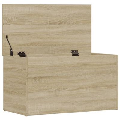 Storage Chest Sonoma Oak 33.1"x16.5"x18.1" Engineered Wood