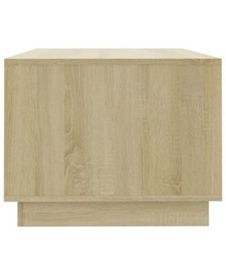 Coffee Table Sonoma Oak 40.2"x21.7"x16.9" Engineered Wood
