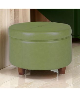 Rustic Wooden Ottoman for Stylish Seating and Storage in Living Room or Bedroom